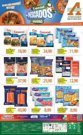 Folheto Atacadão semana 36 Página 1: Costa sul - filé de peixe salmao €12,90, Costa sul - kani kama €8,99