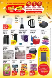 Encarte Asun semana 36 Página 7: Varal de Aço de Chão Slim s/ abas €69,90, Ração p/ Cães Pedigree sachê 100g €2,00