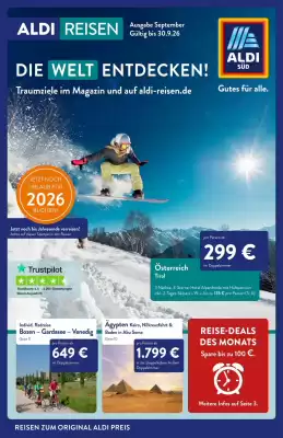 Aldi Süd Reisen (gültig bis 30-09)