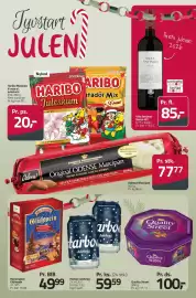 Fleggaard avis Side 1: Harboe Julebryg €59,59, Mariengold Glühwein €49,99
