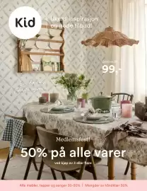 Kid Interiør kundeavis uke 36 Side 1: Gardiner, 50% på alle varer