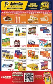 Encarte Lider Atacadista Página 2: Batata slice sabores €7,89, Creme leite italac €2,19