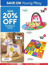 Toymate catalogue Page 2: Twinkle Tots Learning Adventure Playmat €52,00, Twinkle Tots Starlight Unicorn Rocker €79,20