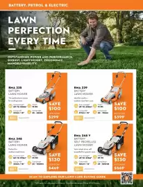 STIHL catalogue Page 6: RMA 235 Battery Lawn Mower €299,00, Stihl Rma 348 Battery Lawn Mower €469,00
