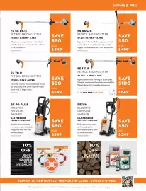 STIHL catalogue Page 7: Stihl Petrol Brushcutter €549,00, FS 131 R Petrol Brushcutter €849,00