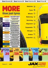 Jax Tyres catalogue Page 1