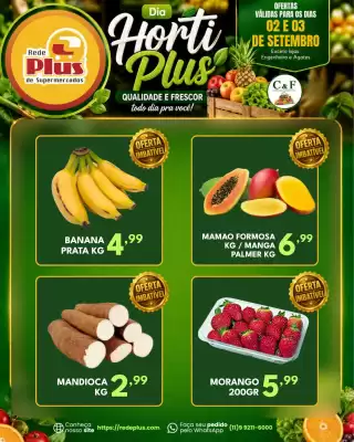 Folheto Rede Plus Supermercados (válido até 3-09)