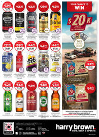 Harry Brown catalogue Page 4: Carlton Draught €59,90, Coopers Original Pale Ale €58,90