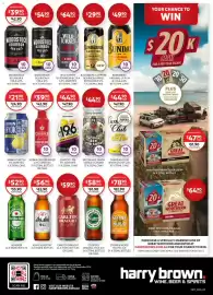 Harry Brown catalogue Page 4: Carlton Draught €59,90, Coopers Original Pale Ale €58,90