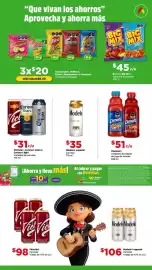 Folleto Bodega Aurrerá Página 5: Churrumais R, Ruffles R, Fritos R, Rancheritos R o Cheetos R €20,00, Barcel® Big Mix® €45,00