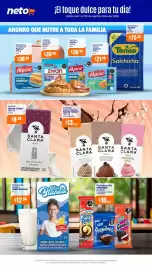 Folleto Tiendas Neto Página 8: Santa Clara Leche Entera €9,00, Santa Clara Leches saborizadas varios sabores €13,00