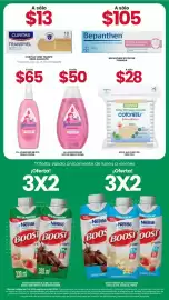 Catálogo Farmapronto Página 25: Cotonetes Johnson & Johnson €28,00, Johnson's gotas de brillo shampoo €50,00