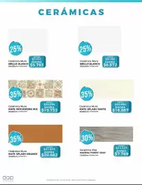 Catálogo Dap Ducasse Página 2: Cerámica muro mate splash white €16.887,00, Orange - cerámica muro mate splash €20.682,00