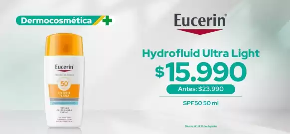 Catálogo Cruz Verde Página 2: Eucerin - hydrofluid ultra light €15.990,00