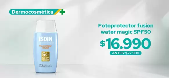 Catálogo Cruz Verde Página 4: Isdin - fotoprotector fusion water magic spf50 €16.990,00