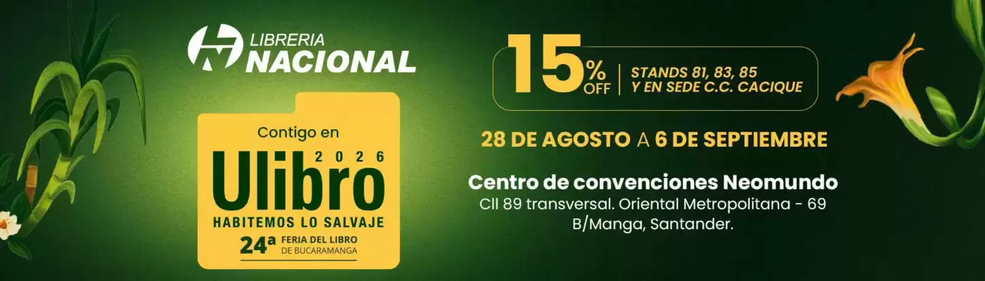 Librería Nacional (válido hasta 10-09)