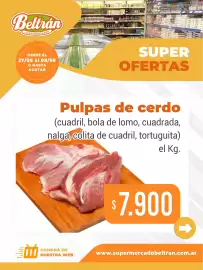 Catálogo Beltrán Supermercados Página 4: Cuadril bola de lomo cuadrada nalga colita de cuadril tortuguita €7.900,00