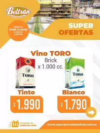 Catálogo Beltrán Supermercados Página 6: Toro vino tinto €1.990,00