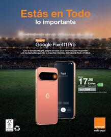 Catálogo Orange Página 38: Google pixel 11 pro €840,00