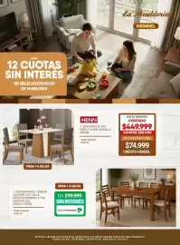Catálogo Hendel Página 14: Pacifico mesa + 6 sillas €99.999,00, Henn 1- s210+s35-510 jgo mesa 1.2+4sillas milla €449.999,00