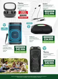 Catálogo Hendel Página 3: Noblex torre de sonido noblex €42.999,00