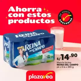 Catálogo Plaza Vea Página 1: Reina del Campo mezcla láctea €14,90