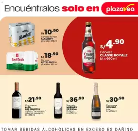 Catálogo Plaza Vea Página 3: Deseado espumante rosé €30,90, Marques de Riscal Próximo €36,90
