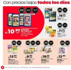 Catálogo Plaza Vea Página 4: Tres Oscos queso sin lactosa / tierno / bajo en sal / de cabra / alto en proteina €13,90