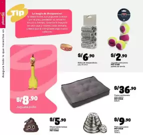 Catálogo Plaza Vea Página 10: Pet Star pelota de tennis €2,90, Bolsa de desperdicios €6,90