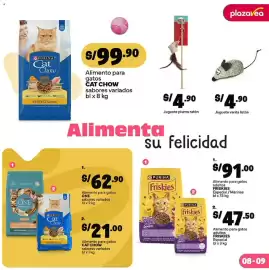 Catálogo Plaza Vea Página 11: Purina Friskies Especial €91,00, Purina Cat Chow €21,00