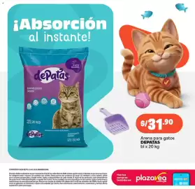 Catálogo Plaza Vea Página 16: Depatas arena para gatos €31,90