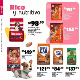 Catálogo Plaza Vea Página 4: Dog Chow alimento para perros adultos medianos y grandes €137,00