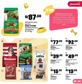 Catálogo Plaza Vea Página 5: Alimento para perros dog chow adultos mini y pequenos €87,50