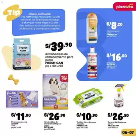 Catálogo Plaza Vea Página 9: Pet Clan dog pads €26,90, Amigo pañales para perro €11,00