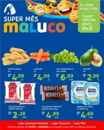 Catálogo Bergamais Supermercados Página 7: Chocolate hersheys wafer mais €4,99, Farinha de trigo d. benta €4,69