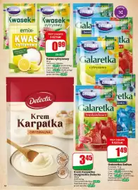 Dino gazetka tydzień 36 Strona 16: Galaretka Gellwe smak truskawkowy €1,49, Kwas cytrynowy Gellwe €0,99