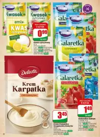 Dino gazetka tydzień 36 Strona 16: Galaretka Gellwe smak truskawkowy €1,49, Kwas cytrynowy Gellwe €0,99