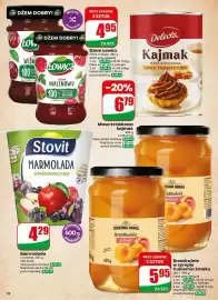 Dino gazetka tydzień 36 Strona 18: Masa krówkowa kajmak Delecta €6,79, Brzoskwinie w syropie Cukiernia Smaku €5,95