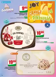 Dino gazetka tydzień 36 Strona 28: Lody 6-pak orange pineapple Joy €9,95, Lody Jak Dawniej Koral €16,89