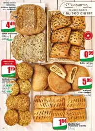 Dino gazetka tydzień 36 Strona 34: Bułka z serem i ziołami €1,25, Ciastko Duet truskawka-wanilia €1,84