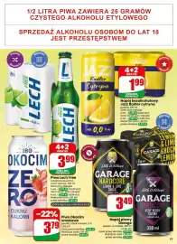 Dino gazetka tydzień 36 Strona 45: Piwo bezalkoholowe Napój bezalkoholowy Jazz Radler cytryna €1,99
