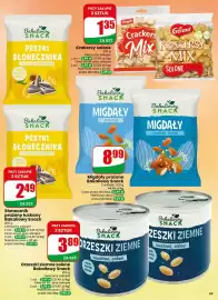 Dino gazetka tydzień 36 Strona 49: Migdały prażone Bakaliowy Snack €8,99, Słonecznik prażony łuskany Bakaliowy Snack €2,49
