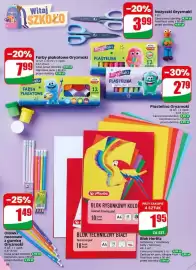 Dino gazetka tydzień 36 Strona 56: Nożyczki Gryzmaki €3,99, Farby plakatowe Gryzmaki 12-pak €7,99