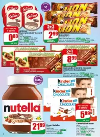 Dino gazetka tydzień 36 Strona 6: Czekolada Kinder €5,99, Wafelek Pryncytorcik Dr Gerard €0,83