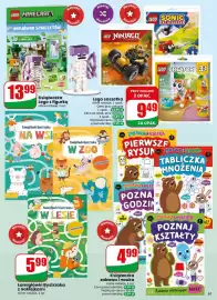 Dino gazetka tydzień 36 Strona 61: Książeczka zabawa i nauka €4,99, Książeczka Lego z figurką €13,99