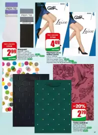 Dino gazetka tydzień 36 Strona 67: Torba ozdobna 23x32x11 cm €2,79, Rajstopy Lycra Gatta Luisse 17 DEN czarne €4,49