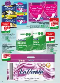 Dino gazetka tydzień 36 Strona 76: Ręcznik papierowy Maxi LaVenda €6,99, Podpaski Always Ultra €9,65