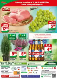 Dino gazetka tydzień 36 Strona 80: Wrzos Garden Girls €6,99, Piwo Tyskie Gronie €4,19