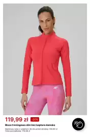 4F gazetka tydzień 36 Strona 10: Bluza treningowa slim bez kaptura damska 4F €119,99