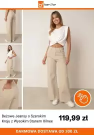 Born2be gazetka Strona 4: Beżowe jeansy o szerokim kroju z wysokim stanem Xilnee Born2be €119,99